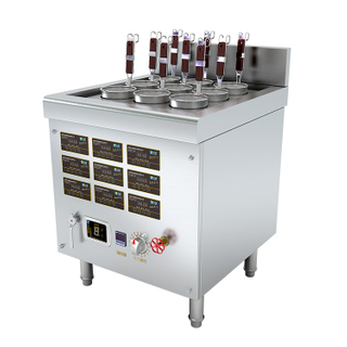 9 Holes Commercial Induction Pasta And Noodle Cooker