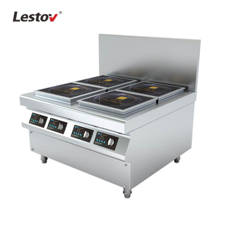 Built-in Four Burners Commercial Induction Range