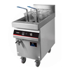 Double Basket Induction Commercial Deep Fat Fryer With Caters