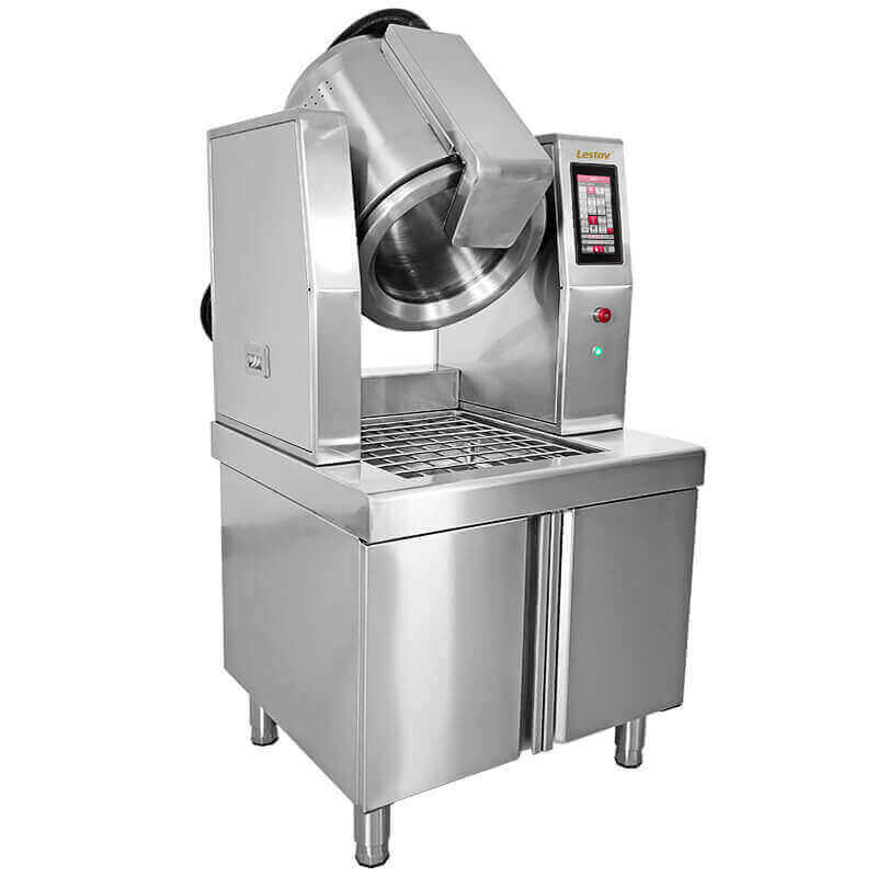 Freestanding Automatic Intelligent cooking Robot Fried Rice cooker Electromagnetic Roller Wok 