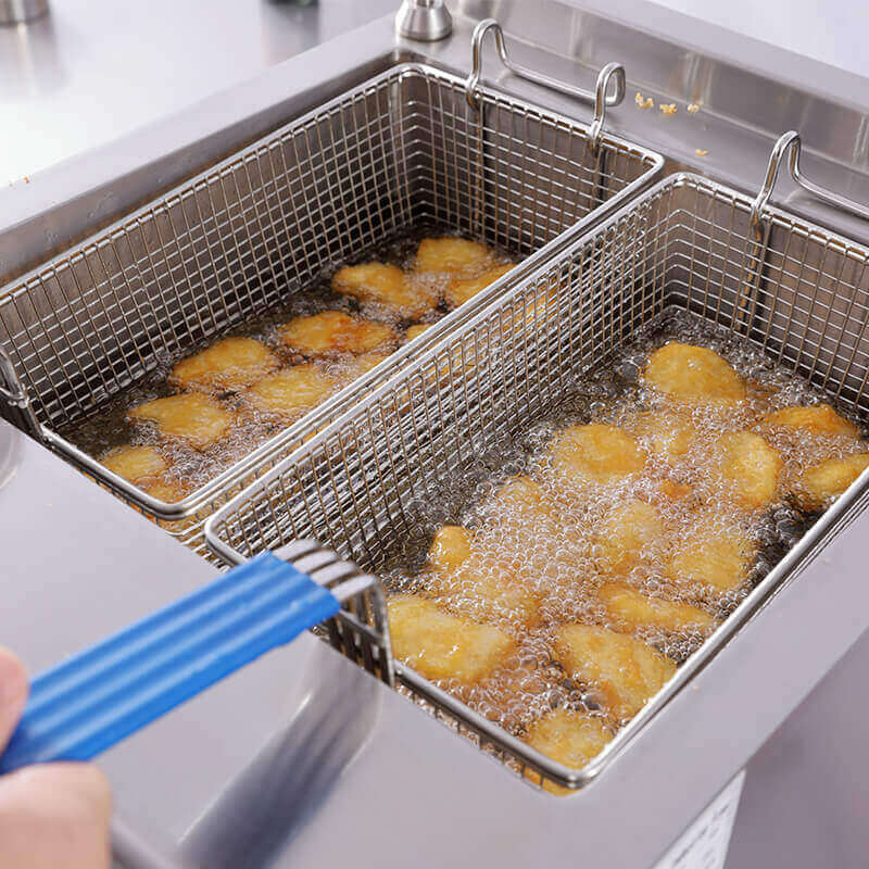 Single Tank Commercial Countertop Deep Fryer Induction Fryer-220v 3500w