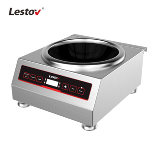 3500w Portable Tabletop Induction Wok Stove with Pan