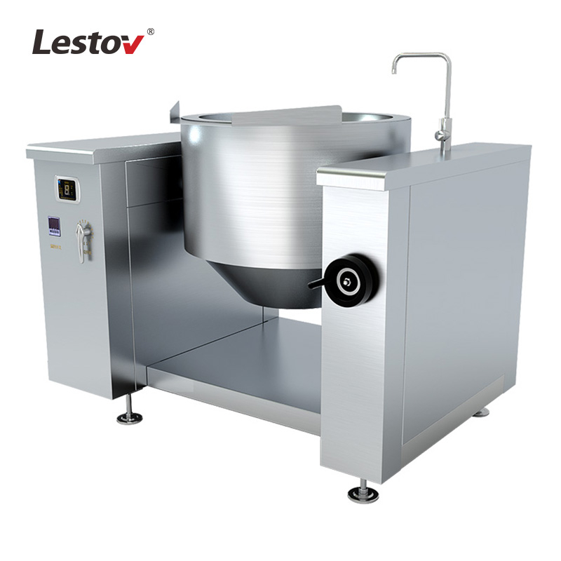Commercial 380v Industrial Tilting Induction Soup Boiler for Factory