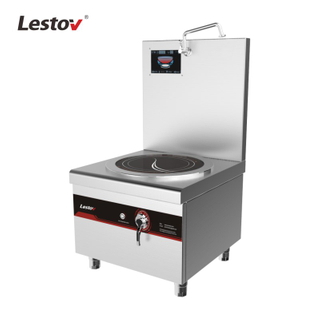 Large Volume Single Burner Induction Soup Cooker With Glass