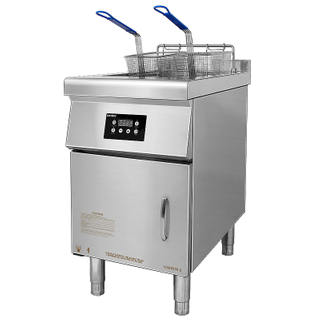 380V Floor Induction Commercial Deep Fryer With Smart Control Panel LT-ZL-F212