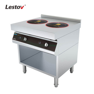 Cabinet Type Double Burners Commercial Induction Range