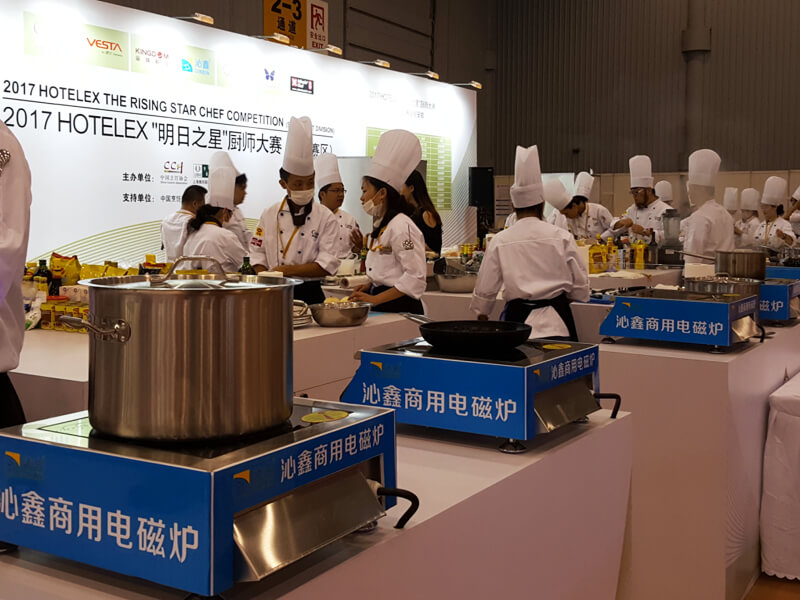 The competition tour of Lestov commercial induction cooker in 2017