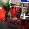 Large Volume Single Burner Induction Soup Cooker With Glass